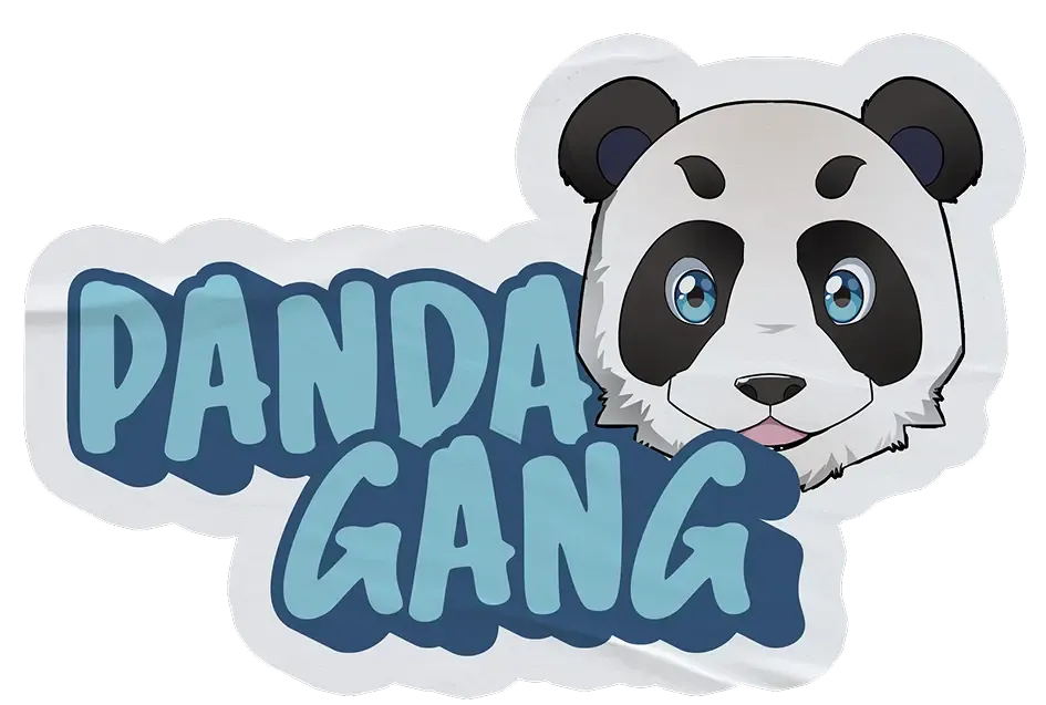 A panda gang sticker