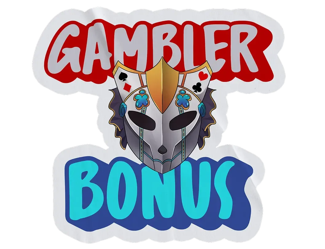 A gambler bonus sticker