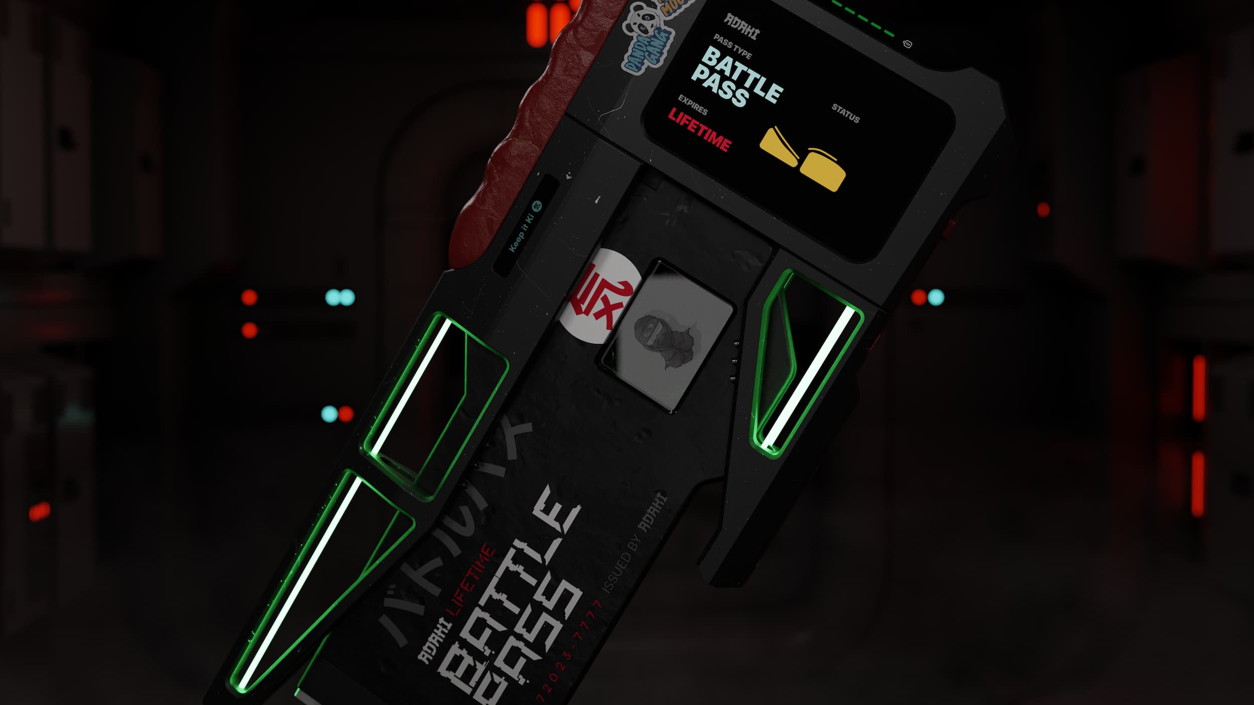 Two phones held side by side with the M